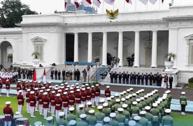 Ilustrasi perayaan HUT ke-80 RI di Jakarta. [Instagram]